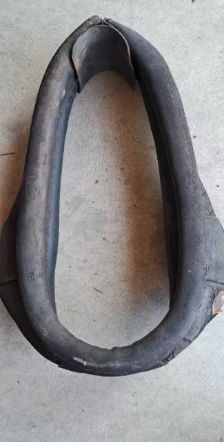 vintage leather horse Collar Used