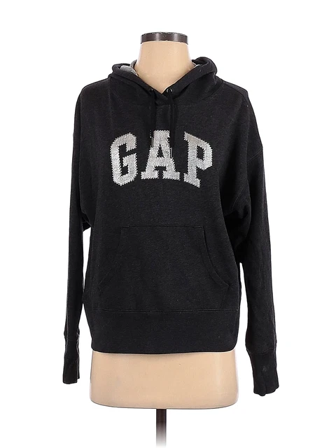 Gap Women Black Pullover Hoodie XS