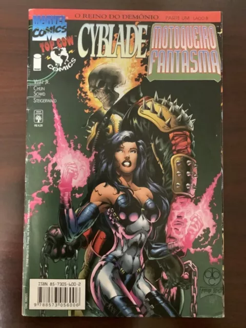 Marvel Comics Brazil Portuguese Silver Surfer Weapon Zero Cyblade Ghost Rider #1 2