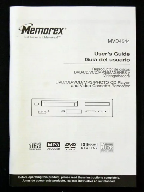 Memorex MDV4544 Manual