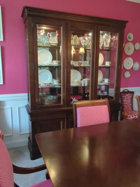 Bassett Furniture Formal Dining Set Louis Phillipe Style
