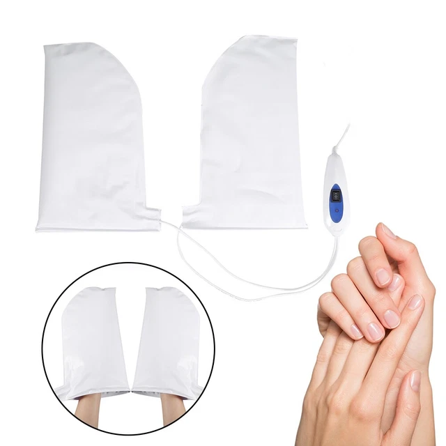 Heated Mitts/Booties Hand Foot SPA Bath For Paraffin Therapy Manicure Waxing HR6