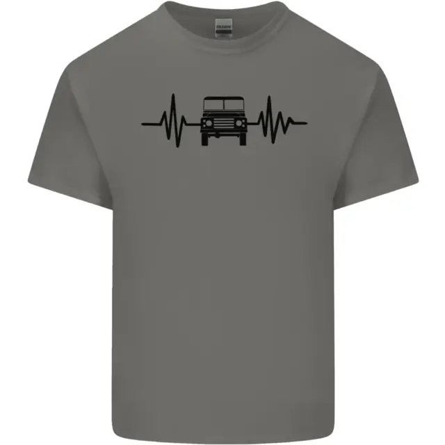 T-shirt da uomo 4x4 Heart Beat Pulse Off Roading cotone 5