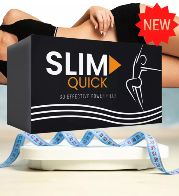 SLIM_QUICK -30X Diät  Appetitzügler Fatburner abnehmen hochdosiert Kapseln vegan 2