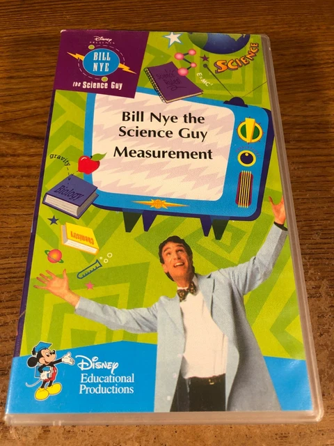 Science Vhs BILL NYE THE Science Guy Measurement VHS Used Movie VCR Video Tape £11. ...