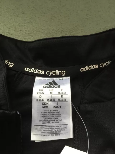 adidas cycling shirt Women Size 12-14 3