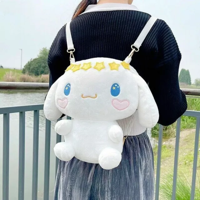 Kawaii Cinnamoroll Dog Lolita Cute Plush Shoulder Bag Handbag Backpack Gift