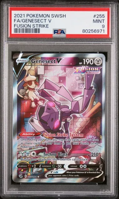 Genesect V - 255/264 - Full Art Ultra Rare - Sword & Shield - Fusion Strike