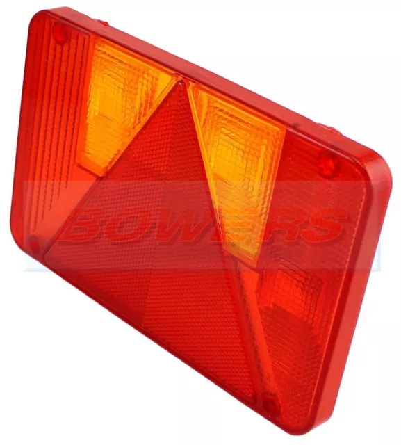 Lh Radex 5800 Rear Combination Tail Light Lens Brian James Ifor Williams Trailer