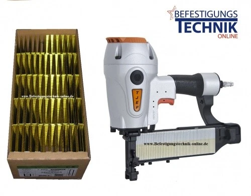 TJEP PQZ-64 Klammergerät + 12700 Klammern 35mm PZ-16 Prebena Z Haubold KG 700