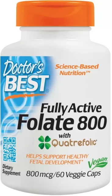 (48g, 372,50 EUR/1Kg) Doctors Best Fully Active Folate 800 with Quatrefolic - 6