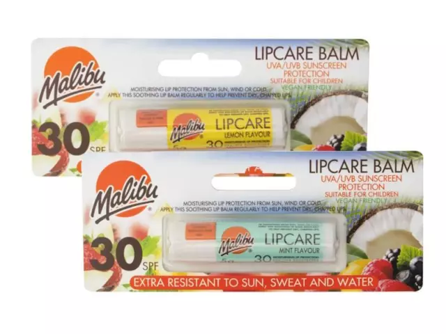 Malibu SPF30 Lip Balms