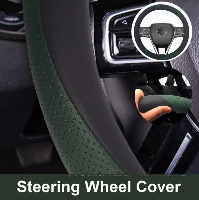 Universal Car Steering Wheel Cover Anti Slip Comfortable Leather Protection Ring