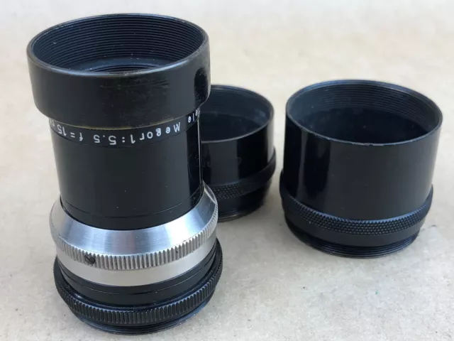 MEYER OPTIK GORLITZ Tele Megor 150mm F/5.5 Lens #52297 E6 MEYER OPTIK GORLITZ Tele Megor 150mm F/5.5 Lens #52297 E6