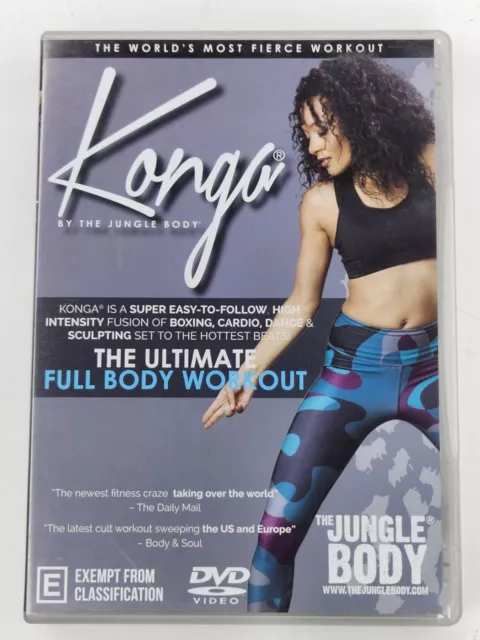 Konga Workout By The Jungle Body (DVD, 2016) Fitness & Exercise Film - REGION 4