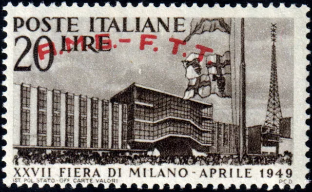 AMG-FTT - 1949 - 27^ Fiera di Milano - nuova gomma integra - MNH