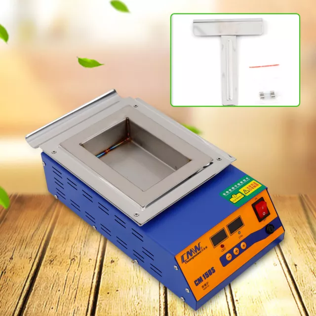 Digital Control Solder Pot Preheating Tin Furnace Soldering Pot Plate Max 400°C