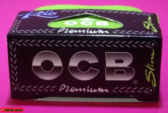 10 / 6 / 3 oder 1 Stück OCB BLACK ROLLS PREMIUM Slim Size Paper  - je 4 Meter