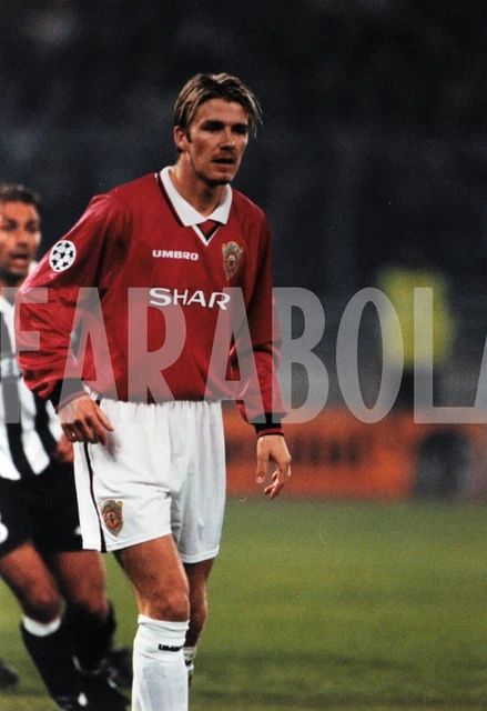 Photo de presse vintage Football Manchester United Beckham * tirage