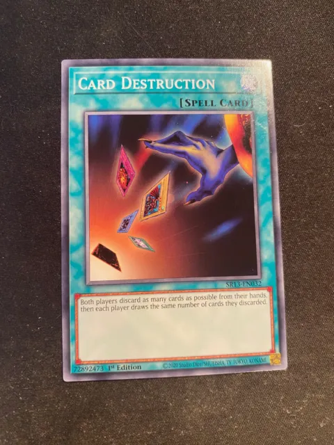Card Destruction - SR13-EN032 - YuGiOh N/M