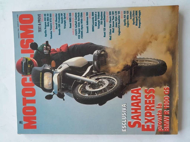 Motociclismo 1994 Maggio Bmw R1100 Gs  Aprilia Pegaso 650 Ae