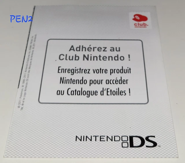 Pokemon Noir + Carte VIP Non Grattée VF (Complet) - DS / 3DS / 2DS