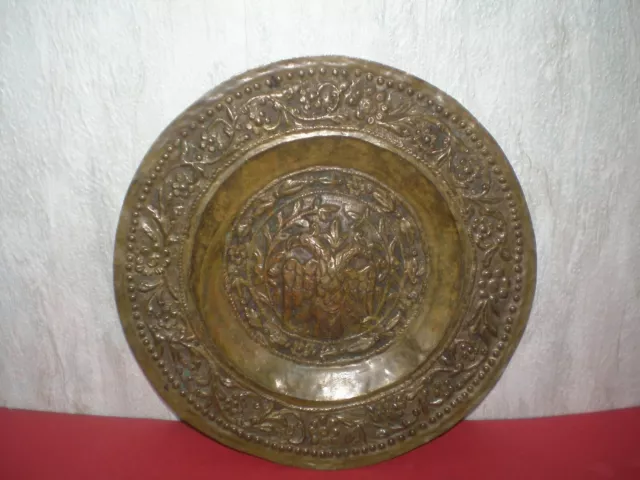 Kupferplatte mit einem zweiköpfigen Adler, dem Symbol Russlands und des...