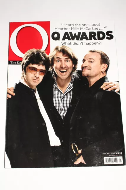 Q Magazine January 2007, Foo Fighters/Peter Gabriel/Keane/Arctic Monkeys/Oasis