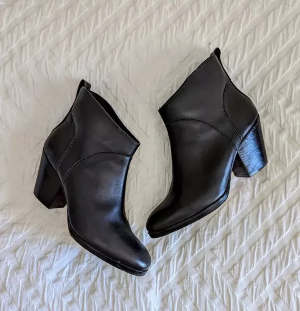 Rachel Comey Penpal Boots 7.5, black leather shoes