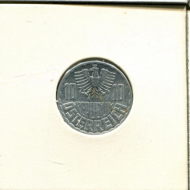 10 GROSCHEN 1974 AUSTRIA Coin #AV038C 2