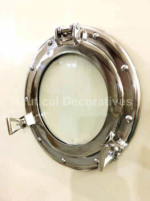 Hublot de décoration murale en verre rond pour bateau de fenêtre Hublot en... 3