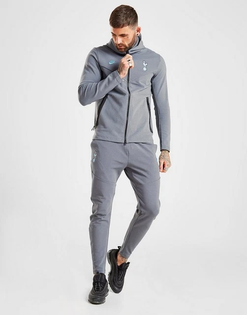 NIKE TOTTENHAM HOTSPUR Tech Pack Mens Football Tracksuit XS Grey