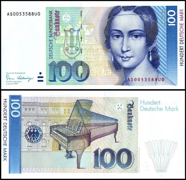 Germany Federal Republic 100 Deutsche Mark, 1989, P-41a, UNC