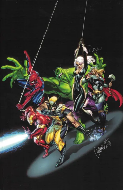 Marvel Comics #1000 1:200 J Scott Campbell Spider-Man Black Cat Virgin Variant