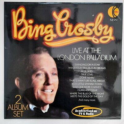 Bon état Intrattenimento Musica e video Musica Vinili Bing Crosby Live London Palladium 50th Anniversary 2XLP vinyle 33t Hollande 1976 
