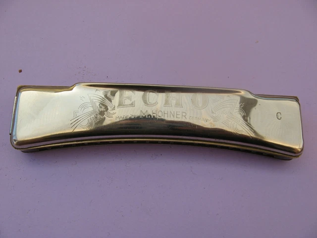 2344* harmonica M.HOHNER ECHO C ancien