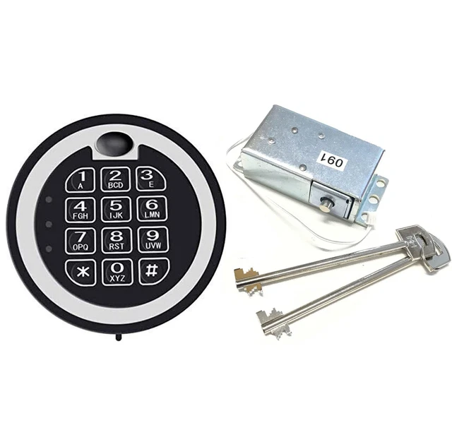 REPLACE MESA MSL 500 Safe Lock Solenoid with 2 Override Keys Electronic