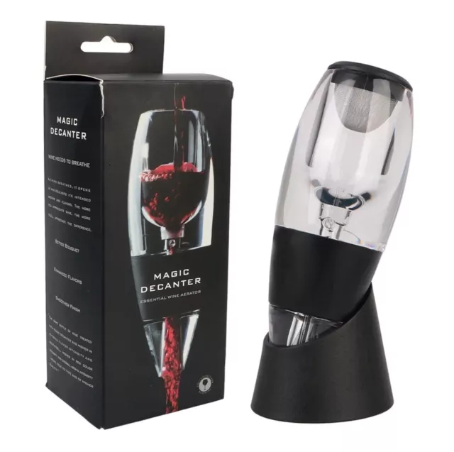 Aerator Red Wine Aeration Airator Taste Enhancer Magic Decanter  With Stand