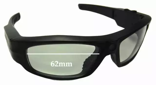 SFx Replacement Sunglass Lenses fits Pivothead - 62mm Wide