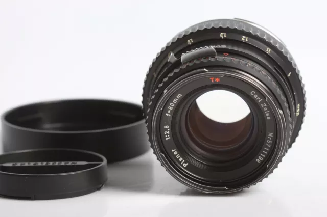 Hasselblad Planar 2,8/80 T* black Lens 80mm 2.8 Carl Zeiss