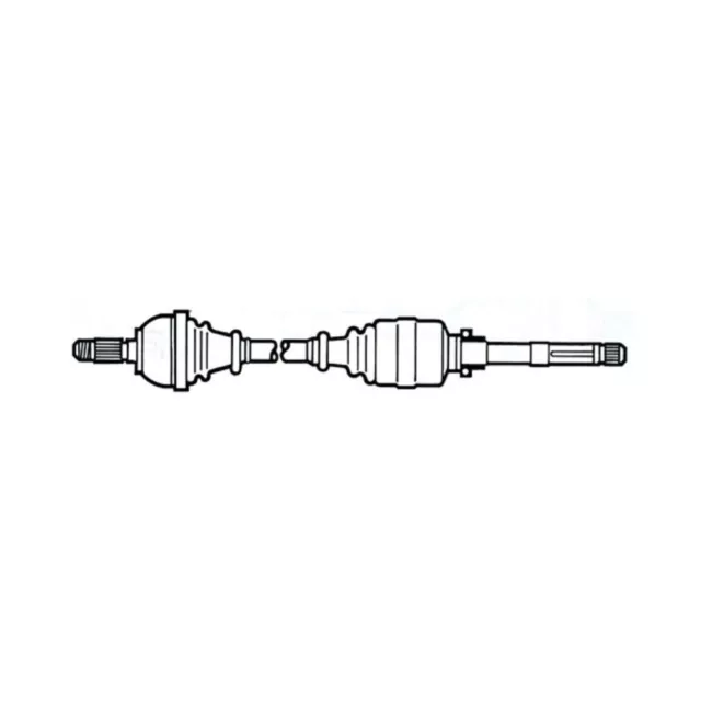 Cardan, transmission avant droit, passager Peugeot 205 Auto 1,6 XU5 Essence con