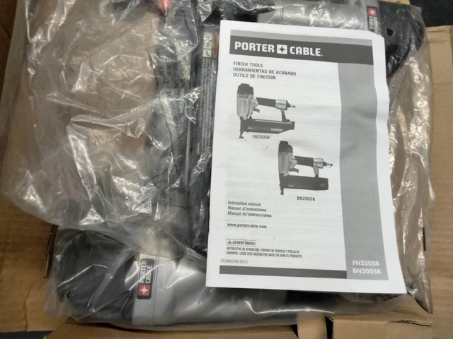 Porter Cable Finish Nailer FN250SB 16GA & BN200SB 18GA - Tested - Open Box