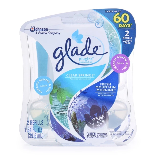 PlugIns Scented Oil Air Freshener Refill CLEAR SPRINGS