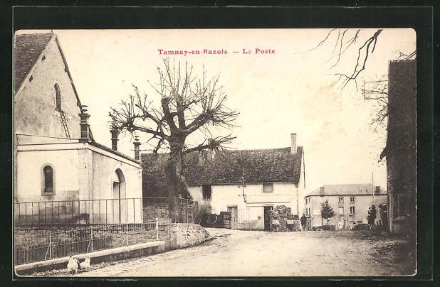 CPA Tamnay-en-bazois, La Poste