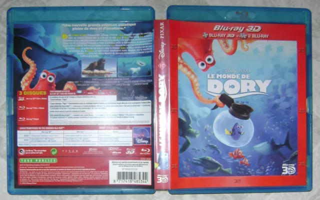Le Monde De Dory Disney Pixar (Coffret 1 Blu-Ray 3D + 2 Blu-Ray)
