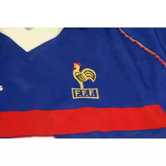 Maillot équipe de France rétro domicile #7 DESCHAMPS 1997-1998 2