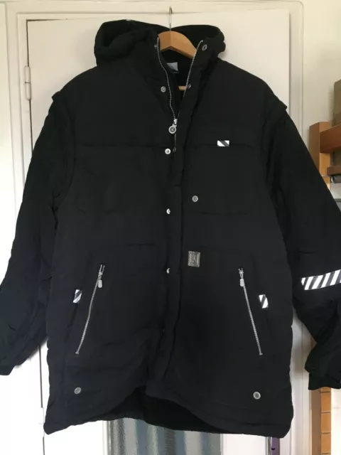 Nike Jordan Doudoune à capuche, Noire, Homme, Taille M, NEUF, manteau, hoodie