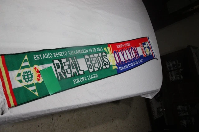 BUFANDA FUTBOL UEFA EUROPA LEAGUE SEVILLA F.C Y STANDAR DE LIEJA COTIZADA SCARF
