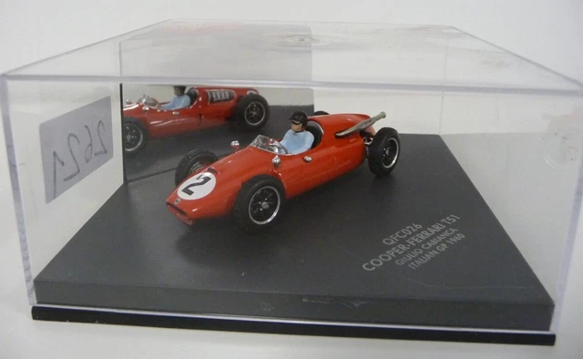 Quartzo 1/43 – Cooper Ferrari T51 N°30 – Gino Munaron – GP De France 1960
