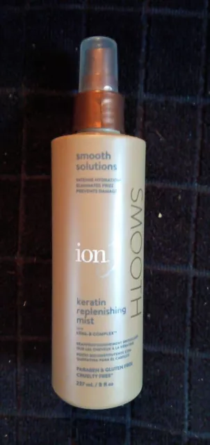 ion Smooth Solutions KERATIN REPLENISHING MIST Eliminates Frizz 8 OZ (M31)